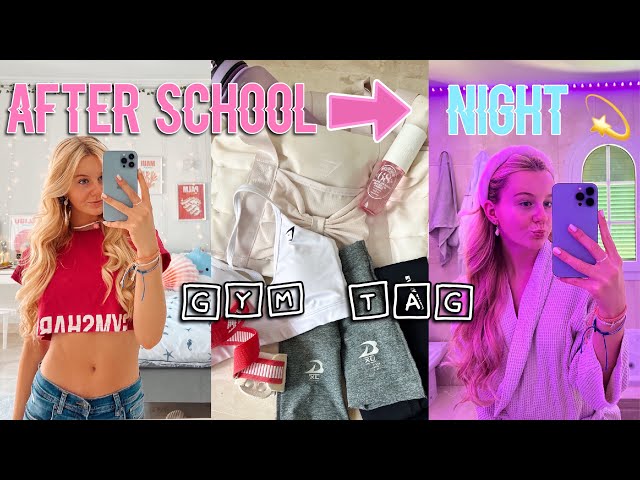 After school Night Routine Turnen Abendroutine | MaVie Noelle