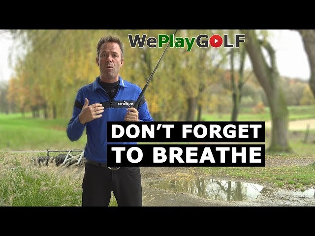 Best golf tip ever: Don't forget to breathe! Control your breathing to improve your swing!