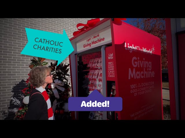 The items Catholic Charities put into Knoxville’s Giving Machine is going to CHANGE THINGS!