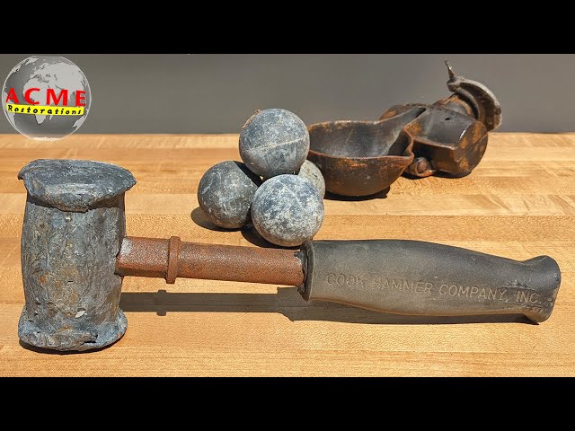 Restoration and Recasting of a Vintage Lead Hammer