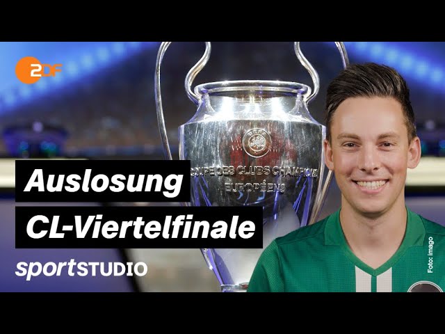 RE-LIVE: Auslosung CL-Viertelfinale mit Manu Thiele  | UEFA Champions League 2021/22 | sportstudio