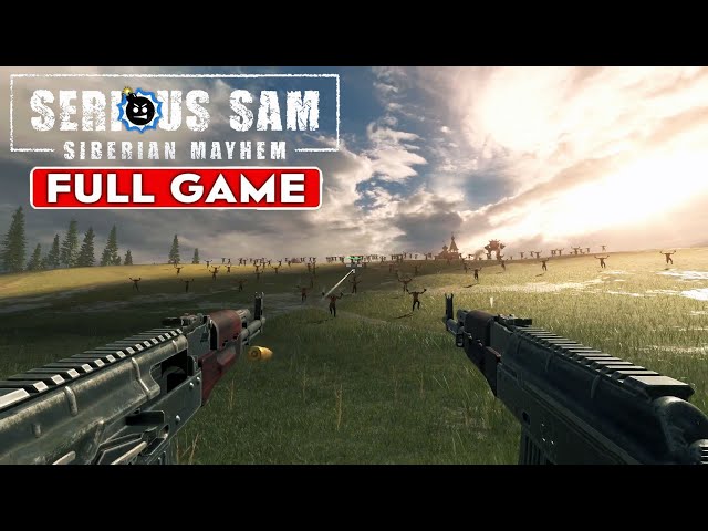 SERIOUS SAM SIBERIAN MAYHAM (With Game Music) Gameplay Walkthrough FULL GAME - No Commentary