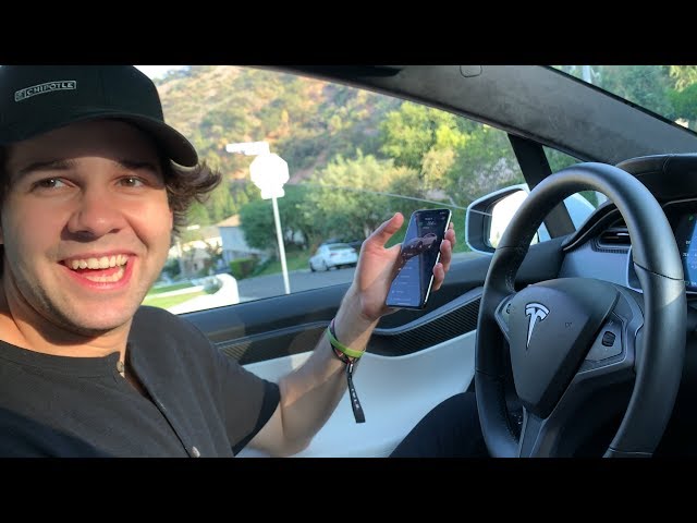 David Dobrik Reviews a Tesla Model X with Me