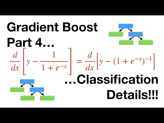 Gradient Boost Part 4 (of 4): Classification Details