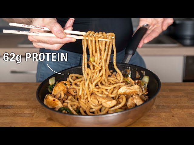 This Healthy Noodle Bowl has 62g of Protein