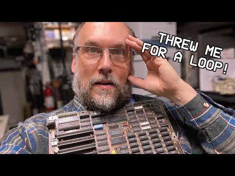I was completely wrong with my diagnosis of this IBM PC 5160 motherboard