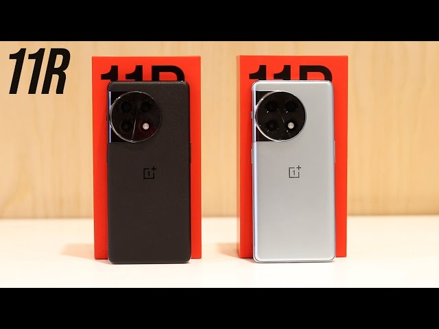 OnePlus 11R Unboxing (Sonic Black vs Galactic Silver) Color Comparison & Review + Camera Test!