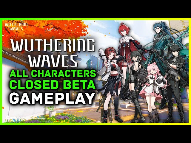 Wuthering Waves - Getting ALL Characters & New PC Gameplay! Combat, CBT, Crownless & Reaction