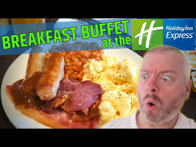 CRACKING SCRAMBLED EGGS! | Holiday Inn Express Breakfast Buffet | My daughter tries MARMALADE !