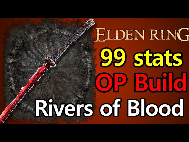 Elden Ring Weapon - River of Blood with 99 stats | NG+7 boss fights #eldenring #gaming
