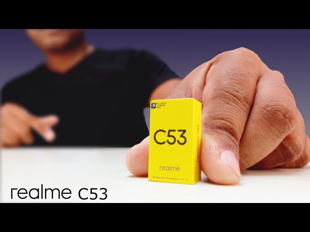 Realme c53 unboxing | Miniature phone | @MiniBox