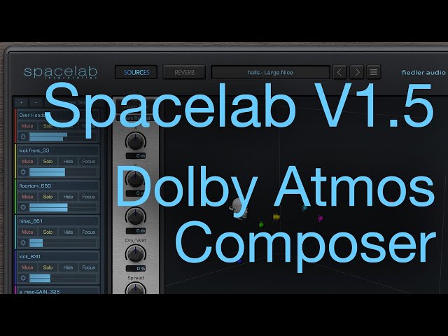 Spacelab Version 1.5 - Direct connection with the Dolby Atmos Composer