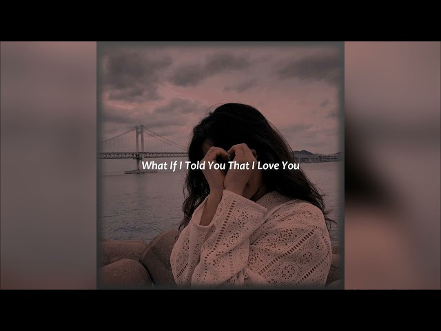 What If I Told You That I Love You - Ali Gatie  // Slowed + Reverb