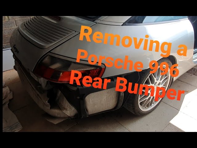 Removing A Porsche 996 Rear Bumper