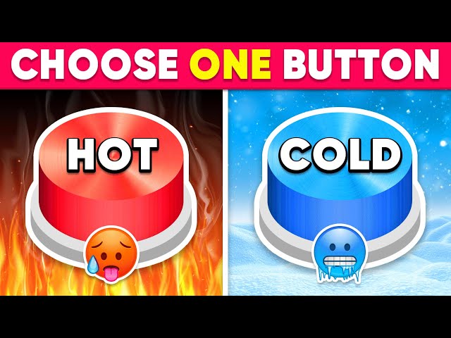Choose One Button! HOT or COLD Edition 🔥❄️ Quiz Shiba