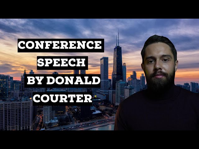 Donald Courter Speaks At Media & Multipolarity Conference In Chicago