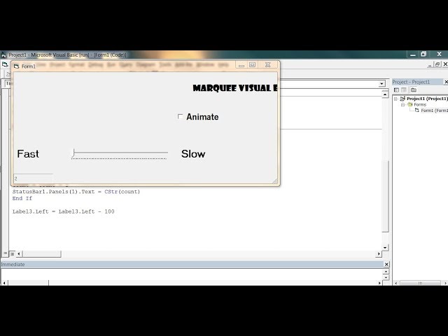 VISUAL BASIC 6.0 | HTML MARQUEE ON VB | FUN | VB6.0