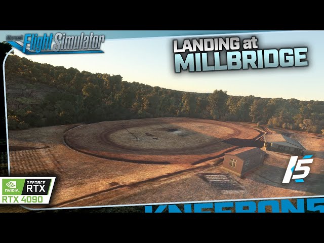 Landing at Millbridge - Newest Dirt Track on iRacing