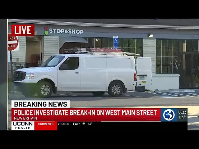 VIDEO: ‘Smash and grab’ investigation underway at gas station in New Britain