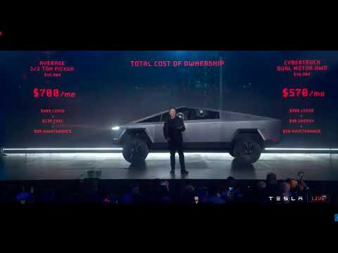 WATCH LIVE! Elon Musk presents the new Tesla Cybertruck Launch