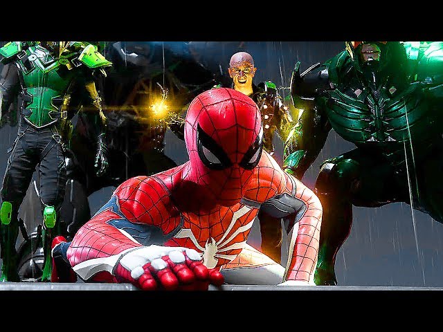 Marvel SPIDER-MAN PS4 - Gameplay Demo Electro/Rhino/Scorpion/Vulture (E3 2018)