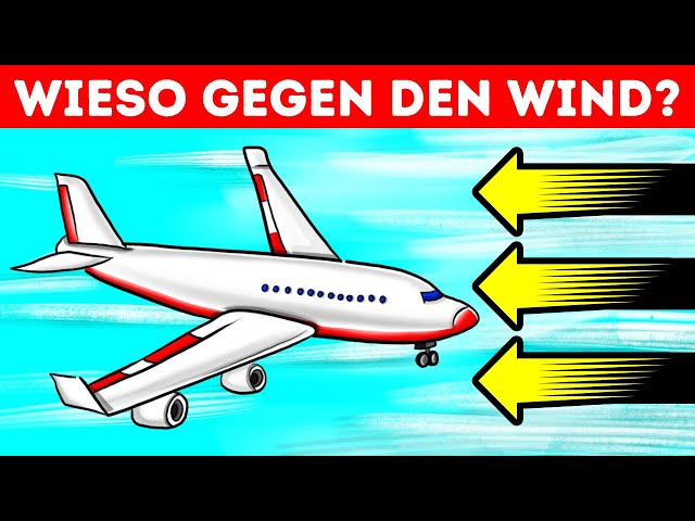 Wieso Flugzeuge gegen den Wind abheben und landen