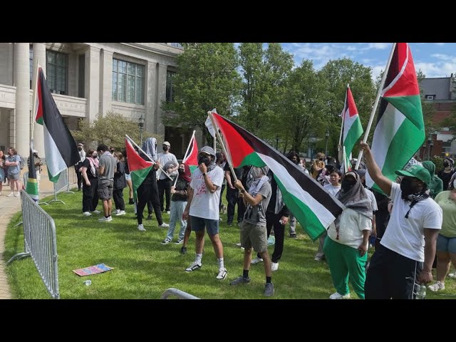 Anti-war protests | Students protest at Case Western Reserve University over Israel-Hamas war