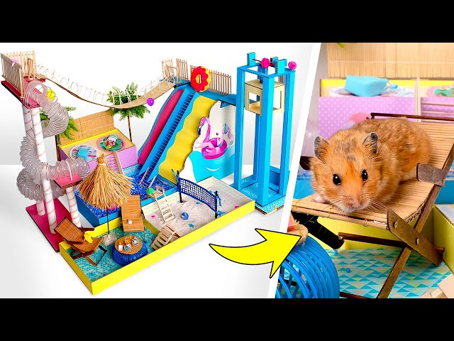 Bezauberndes DIY Erlebnisbad aus Pappe für Hamster!