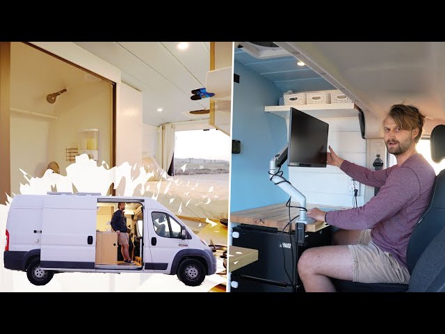 He wouldn't change anything...  🚐 Ultra Off-grid Camper Van for Remote Working