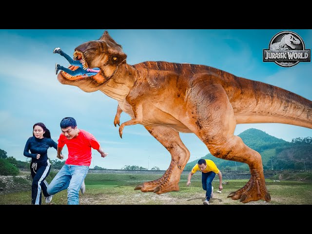 Lost In T-rex Ranch Part 2 |  Jurassic Park Fan Made Short Film | Dinosaur Movie | Ms.Sandy