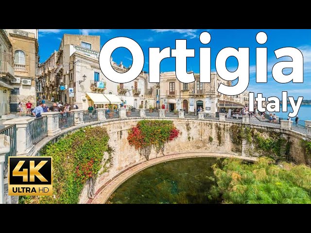 Ortigia, Sicily, Italy Walking Tour (4k Ultra HD 60fps) – With Captions