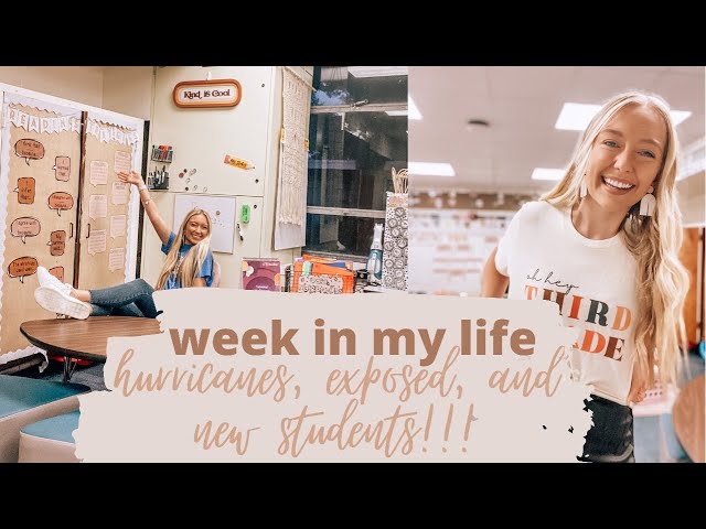 WEEK IN MY LIFE as a second year teacher!