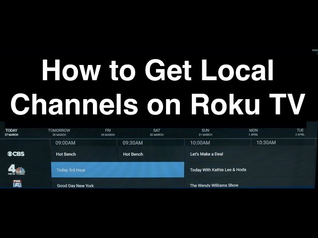 How to Get Local Channels on Roku TV