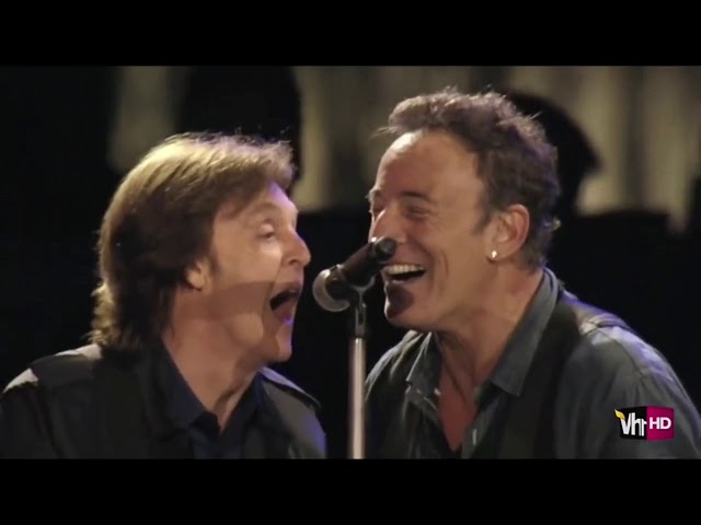 Paul McCartney & Bruce Springsteen "I Saw Her Standing There" & "Twist And Shout" Live HD Rare
