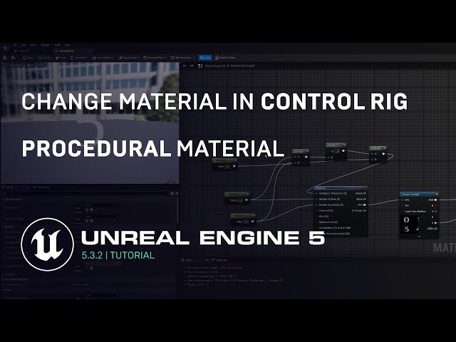 Unreal Engine 5.3.2 | Tutorial | How To Control Material By Control Rig | Control Rig | RTX 3060
