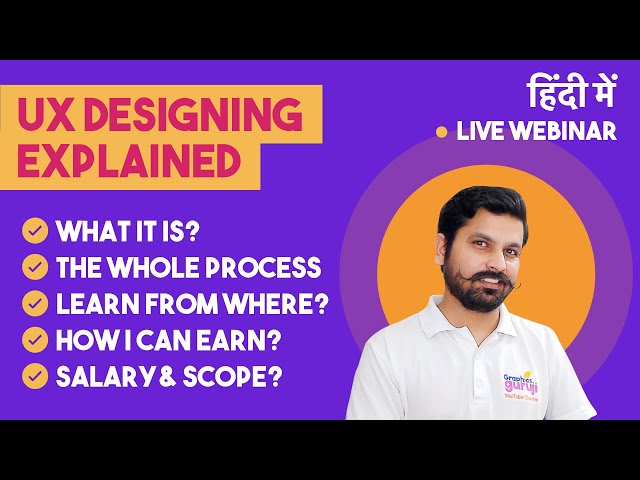UX Designing Explained from learning to earning a complete process by Graphics guruji