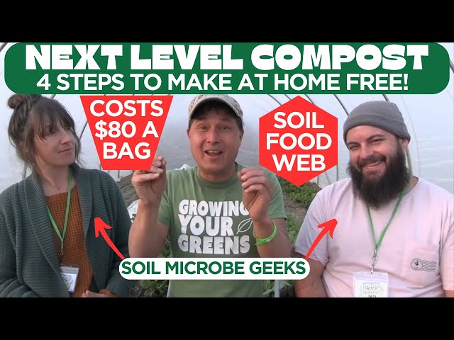 Soil Microbe Geeks Share 4 Steps to Make NEXT LEVEL Compost Yourself