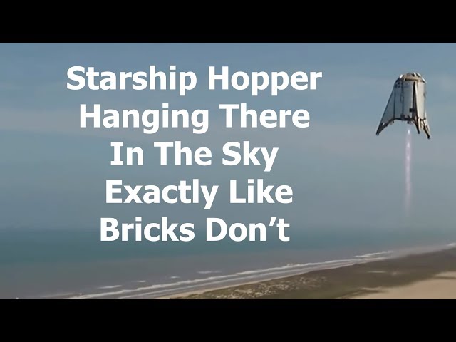 Starship Hopper's Biggest, Lastest Flight Above Texas