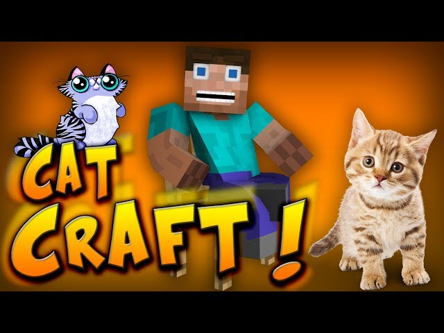 ŚMIESZNE KOTY W MINECRAFT ?! - Cat Craft