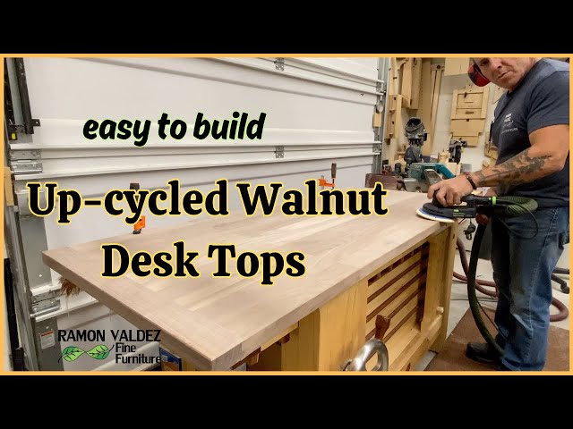 3/4 material?  Do this to make a desk top thicker & better proportioned!