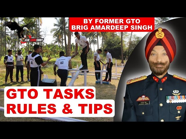 GTO Rules in 60 Seconds by Brig Amardeep Singh, Former GTO