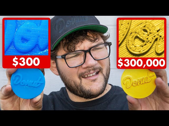 We Test $300 vs $300,000 3D Printer