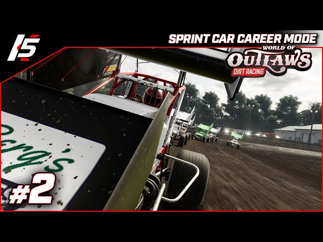 Sprint Car Career Mode - EP #2 - World of Outlaws Dirt Racing