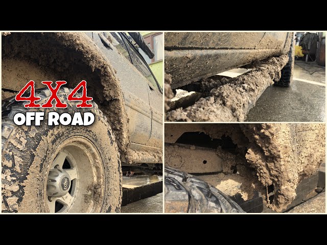 Cleaning super muddy 4x4 off road ! Detailing deep clean ! SATİSFYİNG ASMR