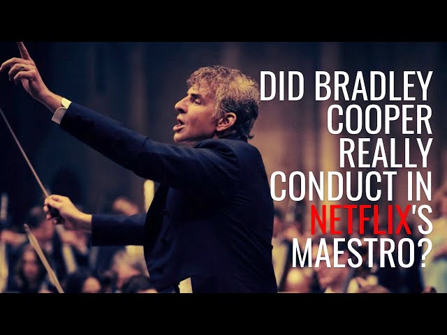 Did Bradley Cooper really conduct in Netflix's Maestro?