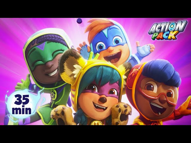 Best friends share silly dances!  |  35min Compilation | Action Pack | Adventure Cartoon for Kids