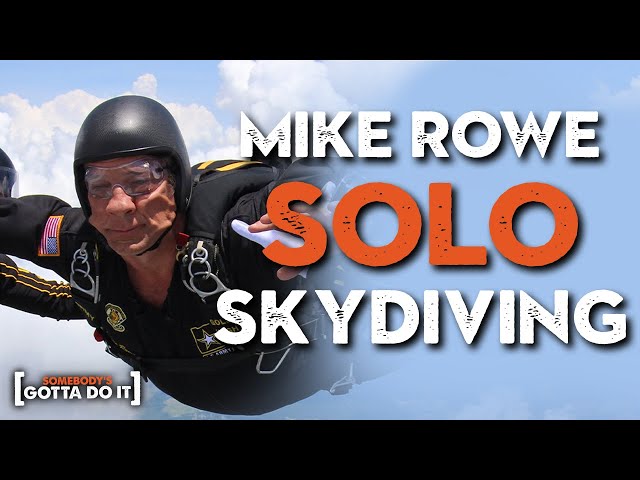 Mike Rowe's FIRST EVER Accelerated Freefall Jump | Golden Knights | Somebody's Gotta Do It