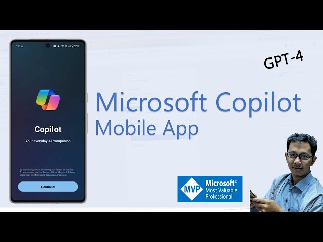 Microsoft Copilot Mobile App - Free GPT-4 mobile assistant