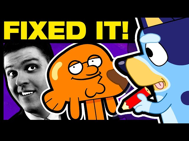 Bluey AND Gumball Tweeted HORRIBLE Art (So I Fixed It)