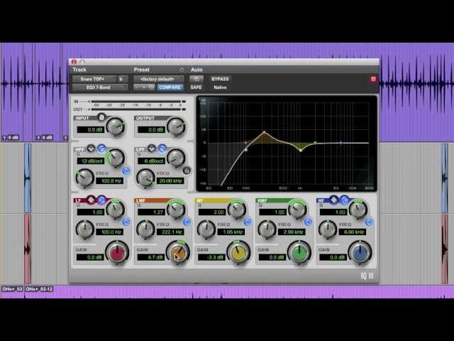 Fatter Snare With EQ: 5 Minute To A Better Mix III - TheRecordingRevolution.com